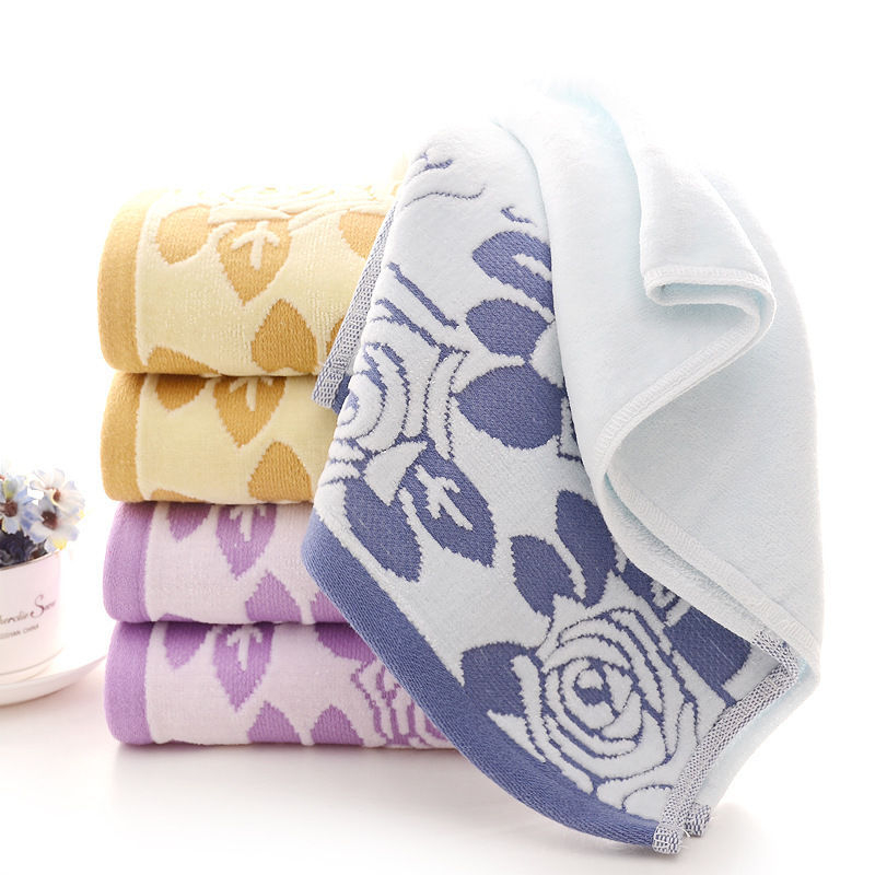 Ručnik za lice, jacquard tkanina s izrezanim dlačicama, 90% pamuka, prilagodljiv, GSM 120–140