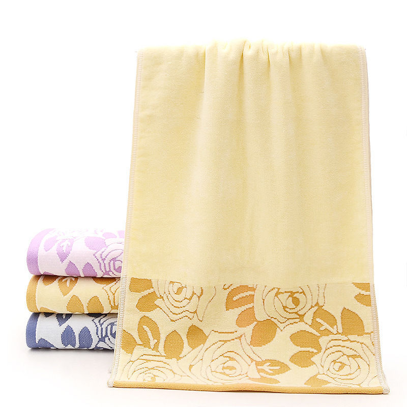 Ručnik za lice, jacquard tkanina s izrezanim dlačicama, 90% pamuka, prilagodljiv, GSM 120–140