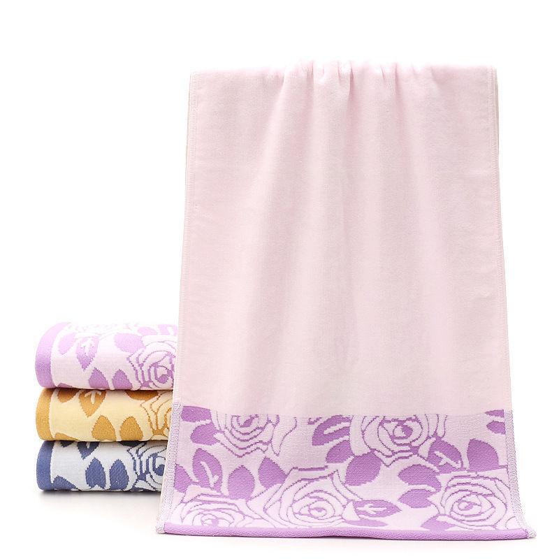 Ručnik za lice, jacquard tkanina s izrezanim dlačicama, 90% pamuka, prilagodljiv, GSM 120–140
