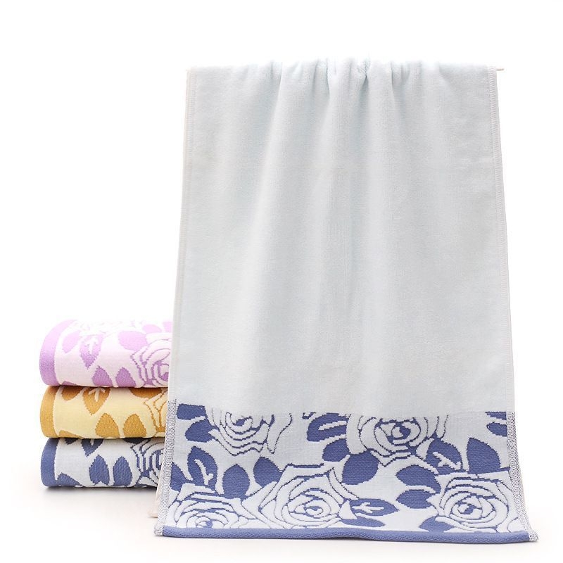 Ručnik za lice, jacquard tkanina s izrezanim dlačicama, 90% pamuka, prilagodljiv, GSM 120–140