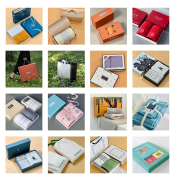 Set uterák z 100% bavlny v darčekovej krabici, možnosť potlače loga, 580 g, 16s vlákno