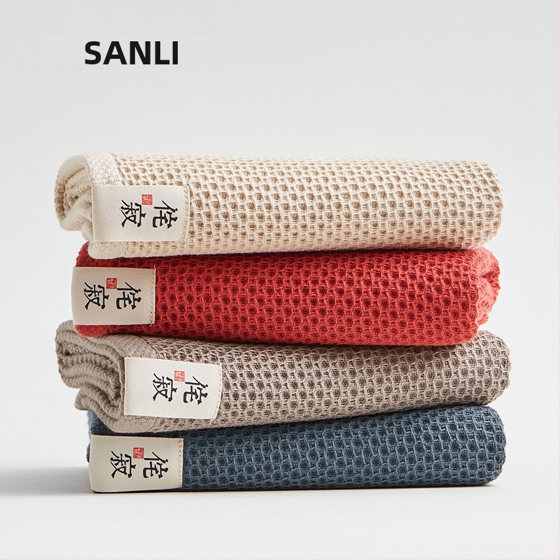 Trojdielny set uterák v darčekovej krabici – štýl Wabi-Sabi, 100% bavlna, priadza 32 vlákien, približne 700 g spolu (vrátane krabice)
