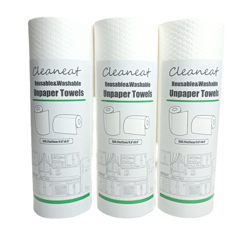 Klingnette Egyszer használatos konyhai törlőkendők, nem szövött anyag, egyszínű mintázat, olaj- és vízfelszívó, többfunkciós tisztítás