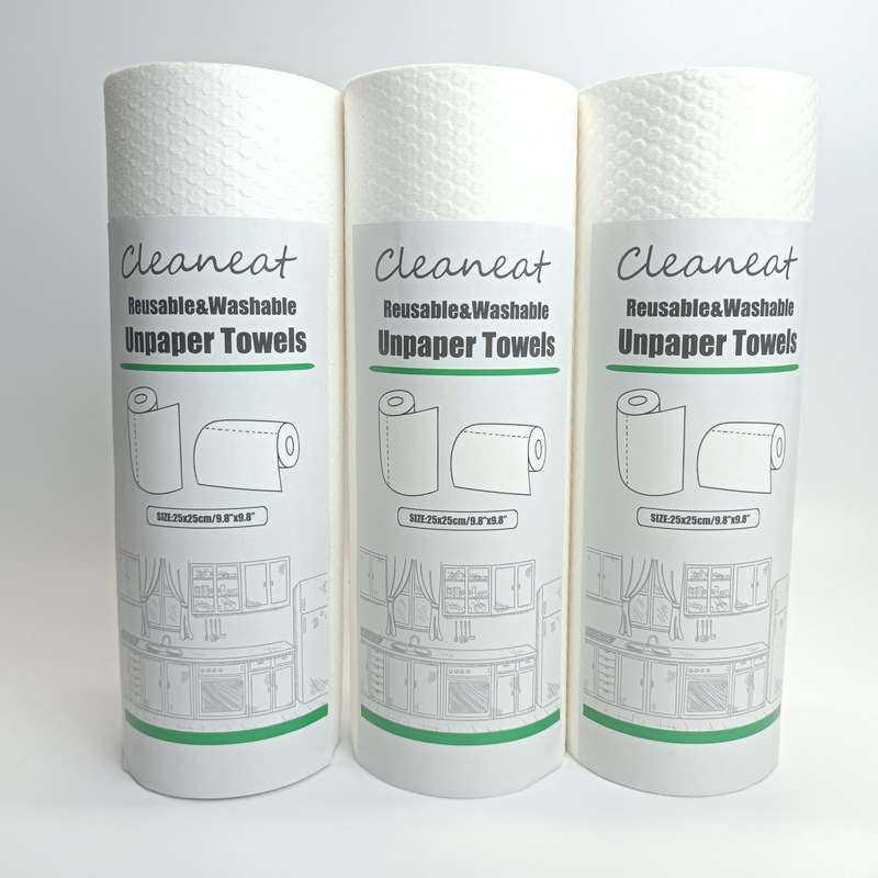 Klingnette Egyszer használatos konyhai törlőkendők, nem szövött anyag, egyszínű mintázat, olaj- és vízfelszívó, többfunkciós tisztítás
