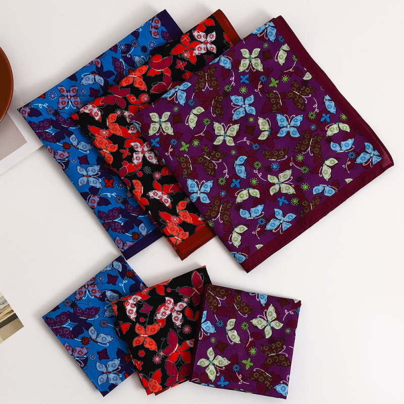 Zelue Μαντήλι από 100% βαμβάκι με εκτύπωση - 16 g, απαλό και απορροφητικό