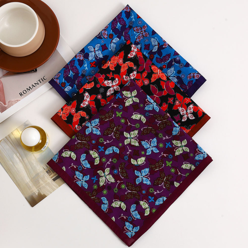 Zelue Μαντήλι από 100% βαμβάκι με εκτύπωση - 16 g, απαλό και απορροφητικό