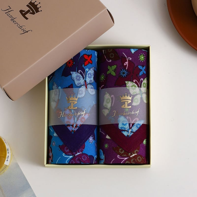 Zelue Μαντήλι από 100% βαμβάκι με εκτύπωση - 16 g, απαλό και απορροφητικό