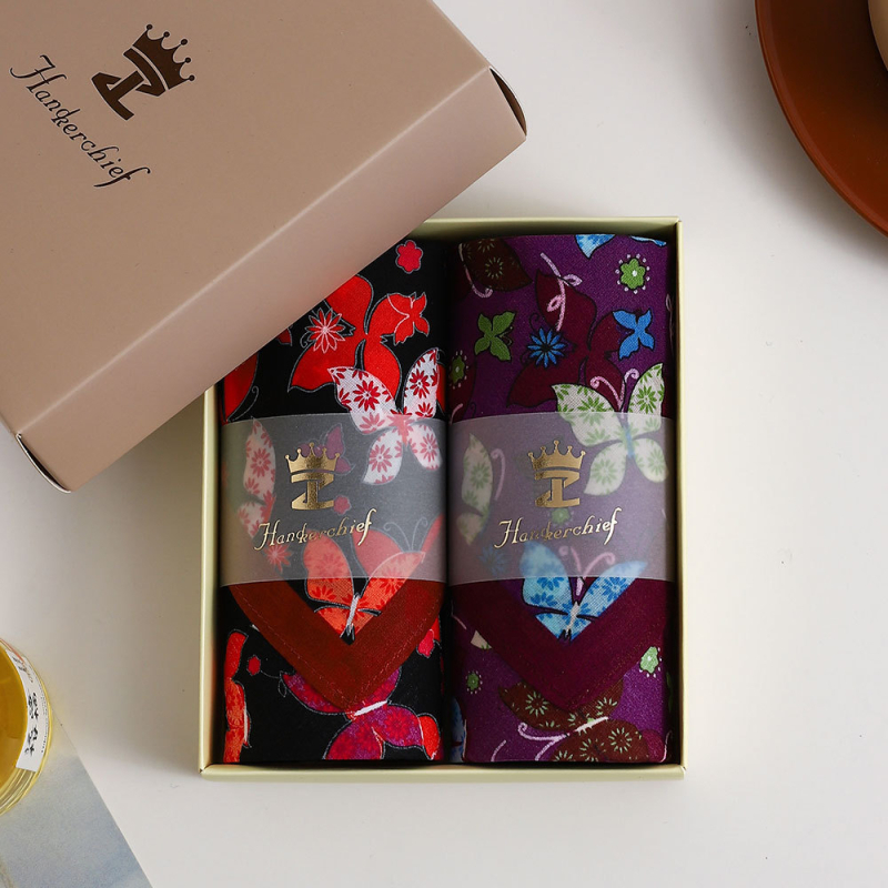 Zelue Μαντήλι από 100% βαμβάκι με εκτύπωση - 16 g, απαλό και απορροφητικό