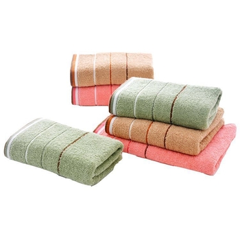 Set ručnika za kupanje i ručnika za lice – pamuk, slabo uvijani vlakna, 150 g, 95% pamuk, apsorpcija 11–15 s