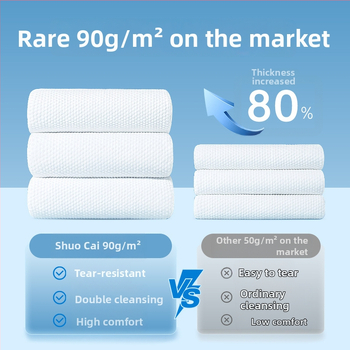 Ühekordne vannirätikute komplekt reisile, eraldi pakendatud, 100% mittekootud materjal, kiire imendumine 0–5 s