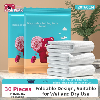 Ühekordsed paksendatud vannirätikud suurtes pakkides, hotellidele, majutusasutustele ja ilusalongidele; materjal: puidufiiber; peamised koostisosad: mulberry siid; imendumine 0–5 s; kahesugune kasutus (kuiv/niiske)