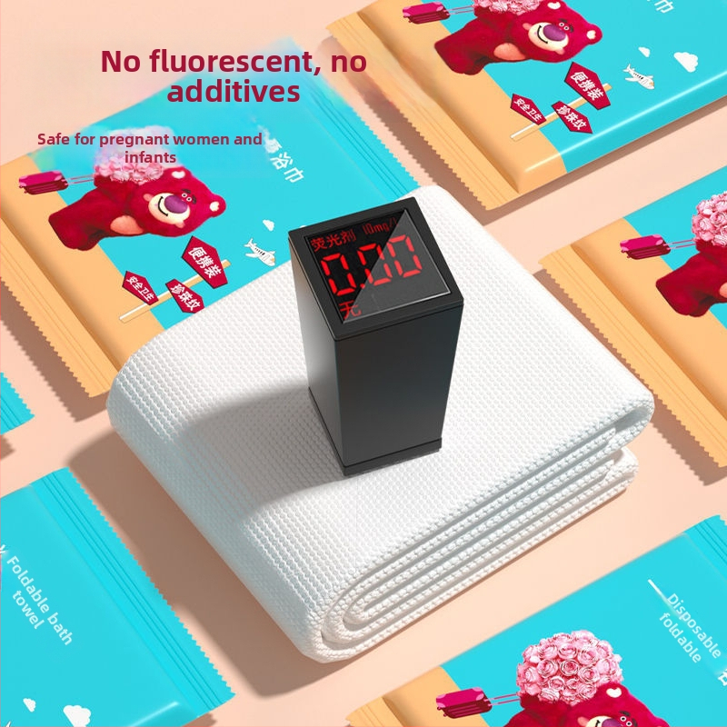 Ühekordsed paksendatud vannirätikud suurtes pakkides, hotellidele, majutusasutustele ja ilusalongidele; materjal: puidufiiber; peamised koostisosad: mulberry siid; imendumine 0–5 s; kahesugune kasutus (kuiv/niiske)