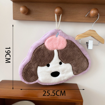 Kéztörlő korall fleece-ből, megerősített, rendkívül nedvszívó, aranyos mesés dizájn, konyha és fürdőszoba kettős használatra, 200 g+