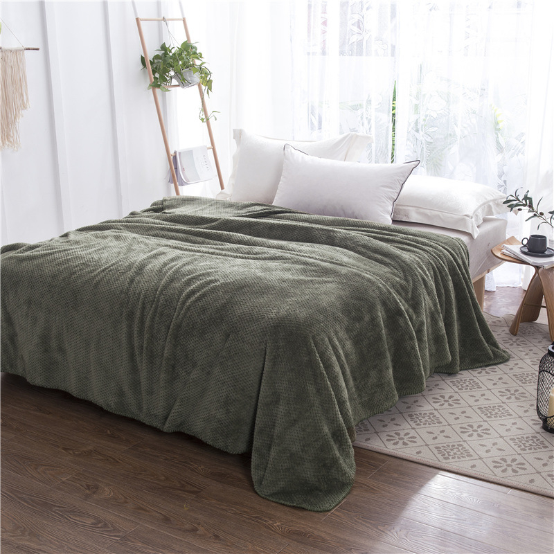 Flanel deka, poliester, ispod 300 g, prilagodljiva, za sve sezone, japanski stil