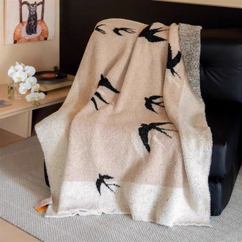 Donglei kanapé takaró, virágos velúr mintázat, tavasz-ősz szezon, zsugorodás 2–5%, színállóság 3–4