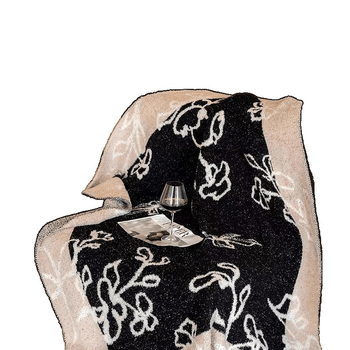 Donglei kanapé takaró, virágos velúr mintázat, tavasz-ősz szezon, zsugorodás 2–5%, színállóság 3–4