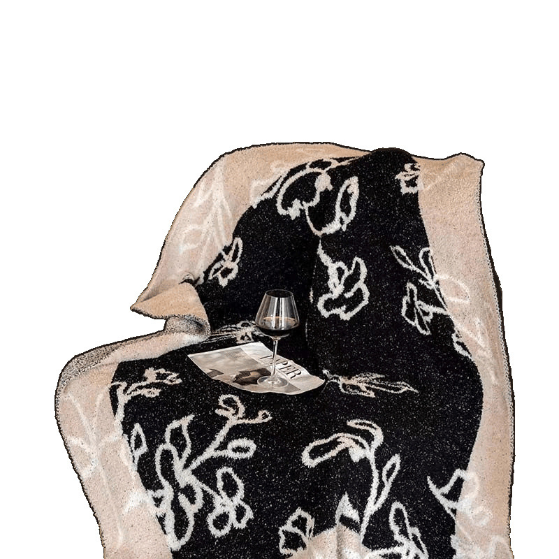 Donglei kanapé takaró, virágos velúr mintázat, tavasz-ősz szezon, zsugorodás 2–5%, színállóság 3–4