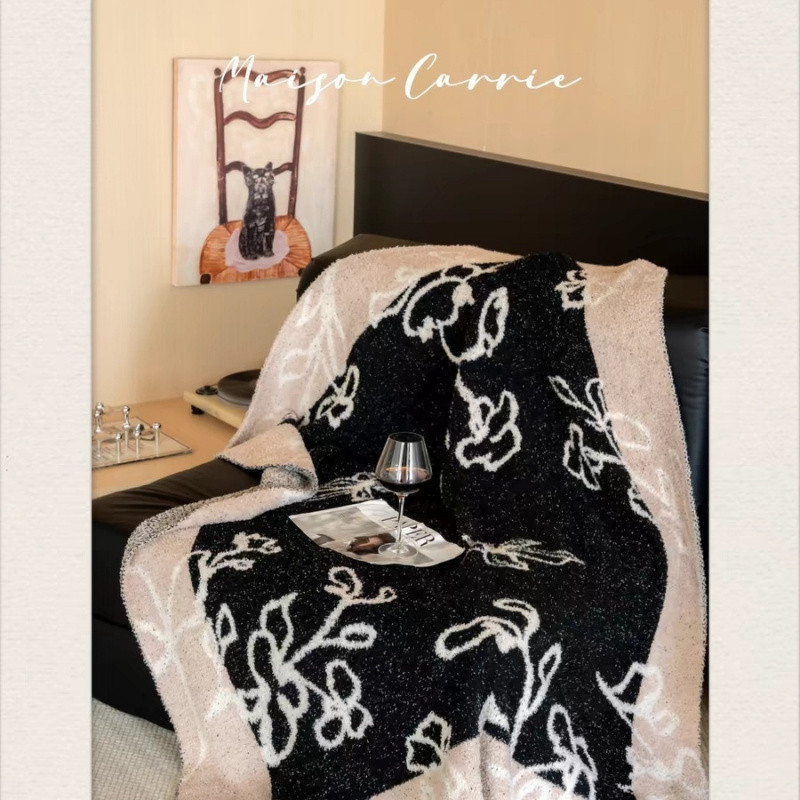 Donglei kanapé takaró, virágos velúr mintázat, tavasz-ősz szezon, zsugorodás 2–5%, színállóság 3–4