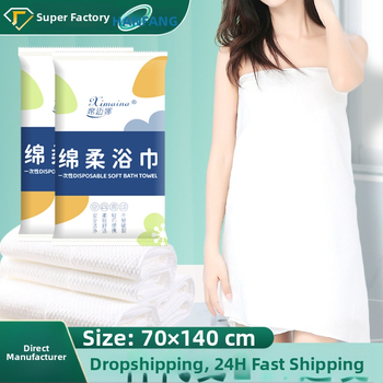 Ühekordselt kasutatav vannirätik, eraldi pakendatud, 100% viskoosi kiud, taimekiud, töötluse kohandamine, vee imendumine 0–5 s, sobib hotellidele ja hostelitele