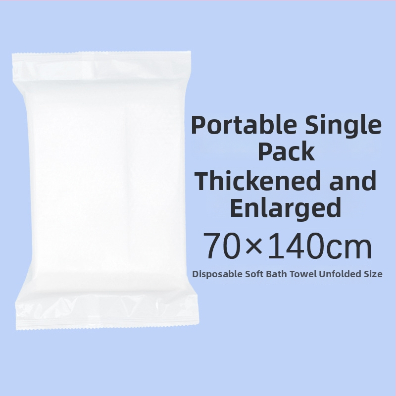 Ühekordselt kasutatav vannirätik, eraldi pakendatud, 100% viskoosi kiud, taimekiud, töötluse kohandamine, vee imendumine 0–5 s, sobib hotellidele ja hostelitele