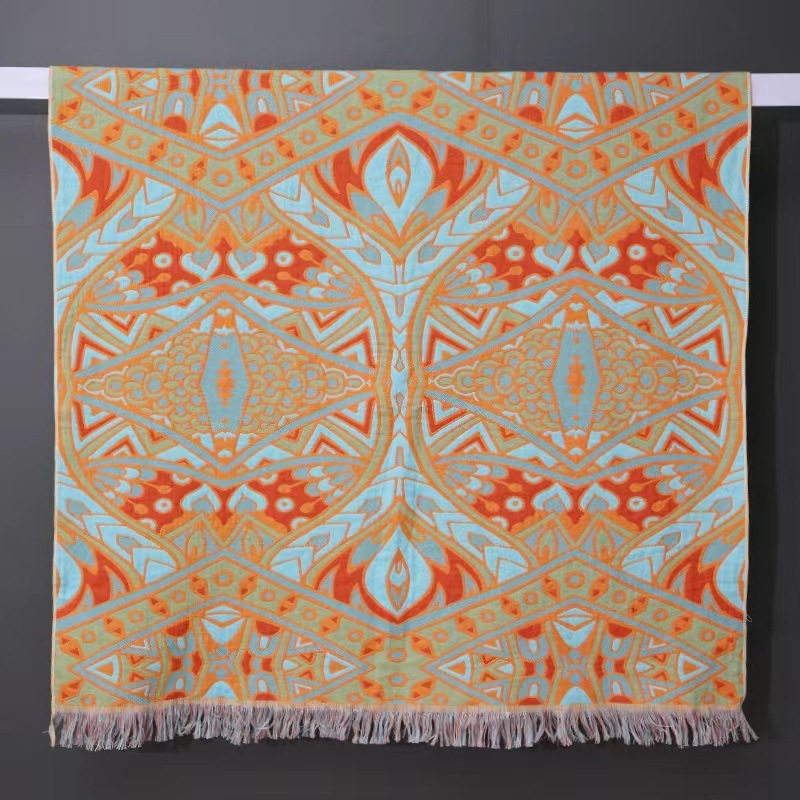 Kokvilnas džakarda dvieli sega – ziedu raksts, 1000–1499 g, Visu sezonu, Daudzfunkcionāls