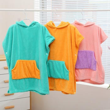 Бебешка хавлия за къпане с качулка в стил динозавър, коралов флис, абсорбираща, 200–300 g, прежда 40, пришиване, персонализация налична