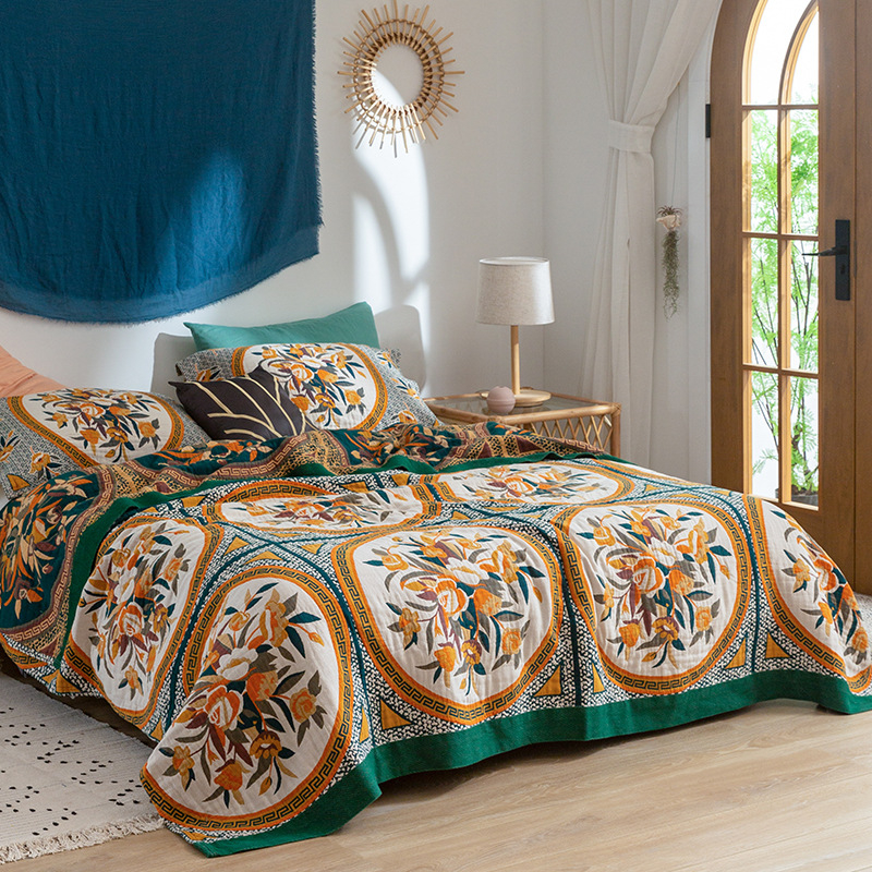 Medvilnės rankšluosčio pledas, 2000–2999 g, pavasaris ir ruduo, šiuolaikinis minimalistinis stilius