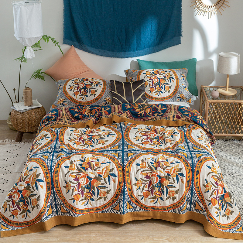 Medvilnės rankšluosčio pledas, 2000–2999 g, pavasaris ir ruduo, šiuolaikinis minimalistinis stilius