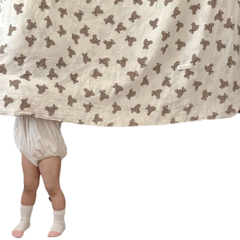 Βρεφικό βαμβακερό πετσέτα-κουβέρτα, κάτω από 300 γρ, τέσσερις εποχές, μοτίβο κινουμένων σχεδίων