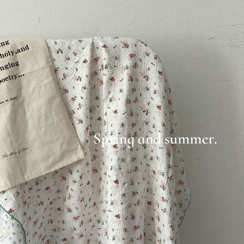 Βρεφικό βαμβακερό πετσέτα-κουβέρτα, κάτω από 300 γρ, τέσσερις εποχές, μοτίβο κινουμένων σχεδίων