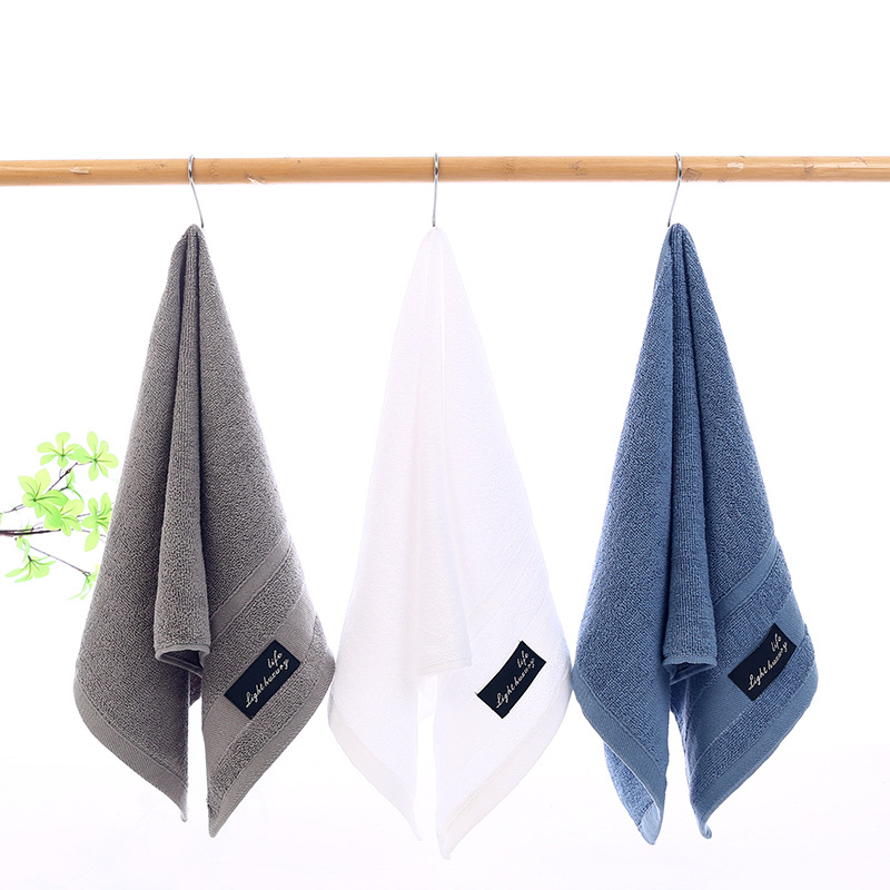 Pamut arc törölköző, vastagított, nedvességfelszívó, sík szövés, 32s szálak