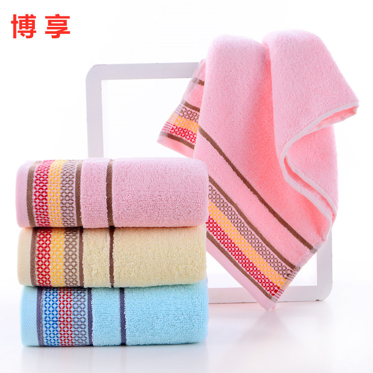 Pamukani ručnik za lice, Jacquard tkanina, Stranded vlakna sa slabim zavijanjem, 110 g