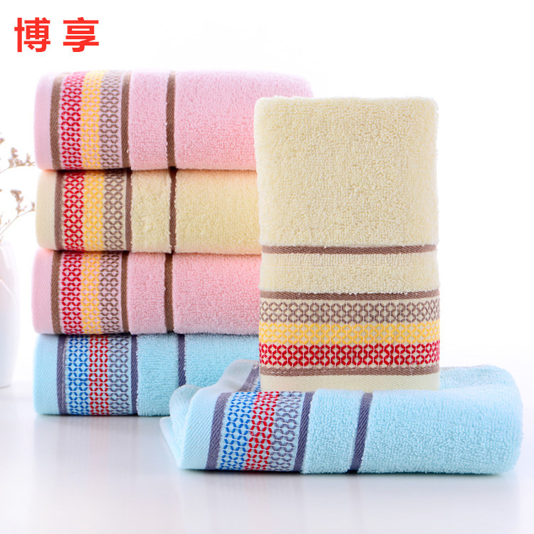 Pamukani ručnik za lice, Jacquard tkanina, Stranded vlakna sa slabim zavijanjem, 110 g