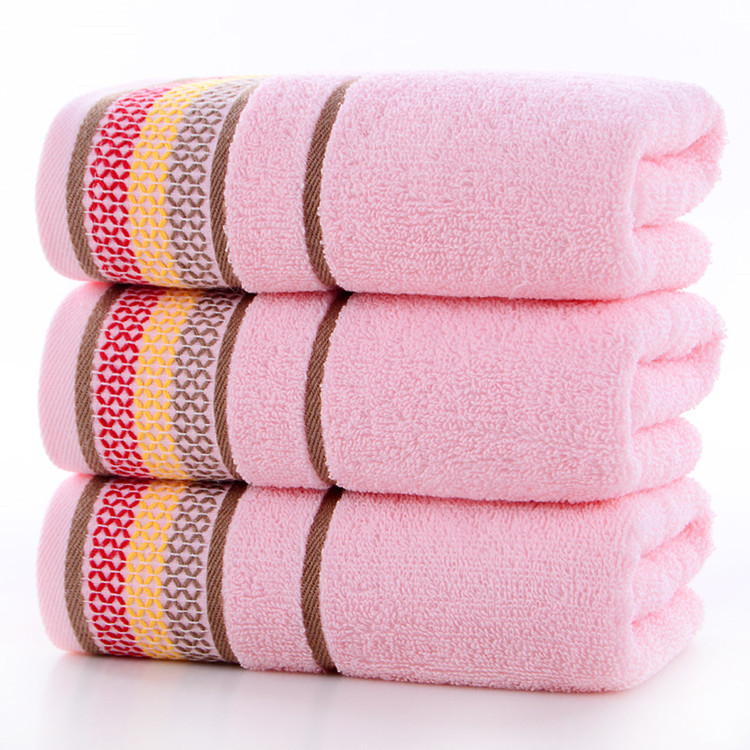 Pamukani ručnik za lice, Jacquard tkanina, Stranded vlakna sa slabim zavijanjem, 110 g