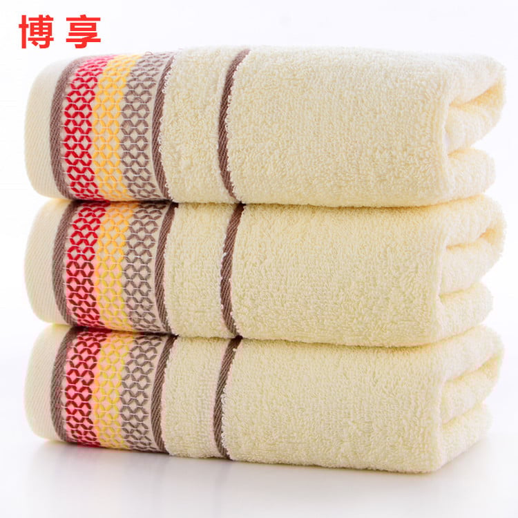 Pamukani ručnik za lice, Jacquard tkanina, Stranded vlakna sa slabim zavijanjem, 110 g