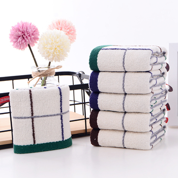 Pamukasti kvadratični ručnik za lice, 100% pamuk, 55 g, jacquard tkanina, otisnut logotip, mogućnost privatne oznake