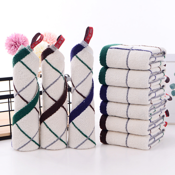 Pamukasti kvadratični ručnik za lice, 100% pamuk, 55 g, jacquard tkanina, otisnut logotip, mogućnost privatne oznake