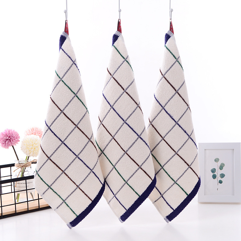 Pamukasti kvadratični ručnik za lice, 100% pamuk, 55 g, jacquard tkanina, otisnut logotip, mogućnost privatne oznake