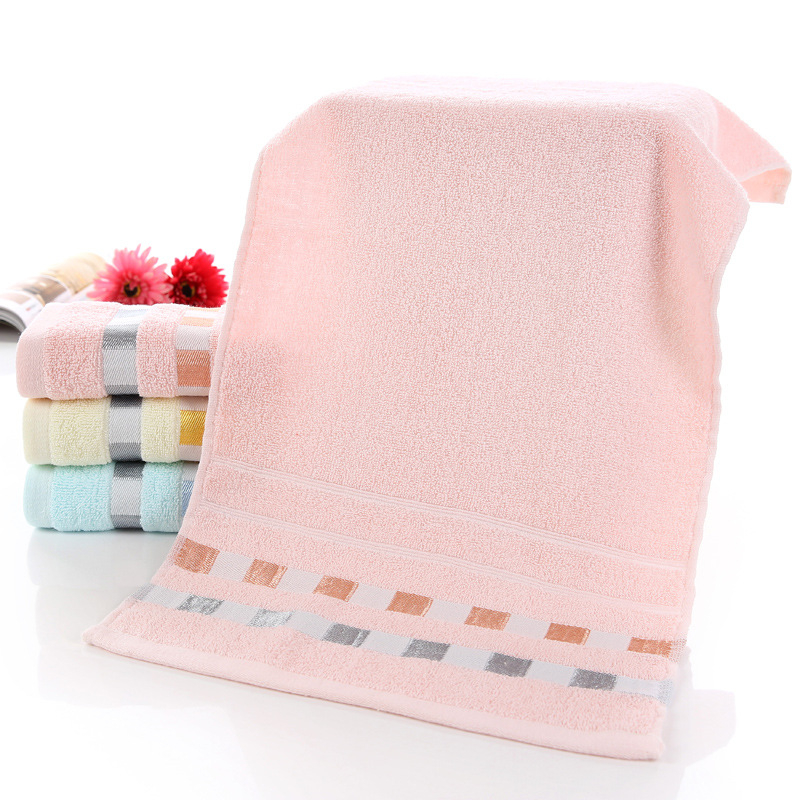 Idoru pamučni ručnik za lice, 100–120 g, 14 vlakana, jednostavna tkanina, s izvezenim logotipom