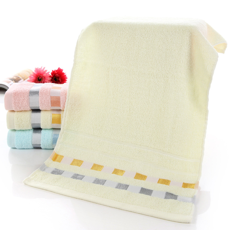 Idoru pamučni ručnik za lice, 100–120 g, 14 vlakana, jednostavna tkanina, s izvezenim logotipom