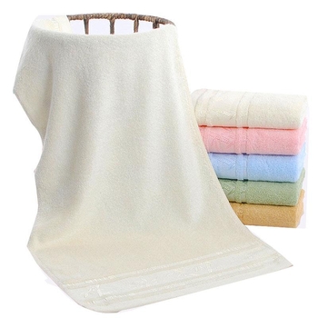 Prosop pentru copii din fibre de bambus, marca Xinlan bamboo, fir 32s combed, 60 g, imprimare logo, absorbție apă 0–5 s.