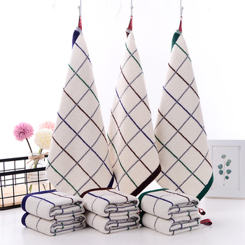 Mingshuo 100% bavlnená štvorcová utierka na tvár – priadza 32s, 55 g, Jacquard/Off Gear povrch, mäkká a savá, potlačené logo, vlastná privátna etiketa