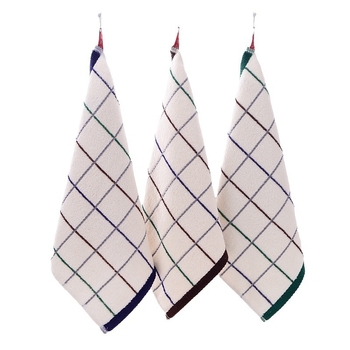 Mingshuo 100% bavlnená štvorcová utierka na tvár – priadza 32s, 55 g, Jacquard/Off Gear povrch, mäkká a savá, potlačené logo, vlastná privátna etiketa