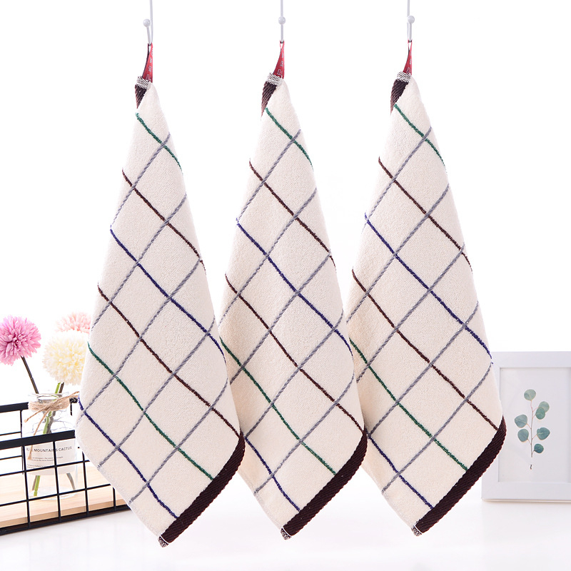 Mingshuo 100% bavlnená štvorcová utierka na tvár – priadza 32s, 55 g, Jacquard/Off Gear povrch, mäkká a savá, potlačené logo, vlastná privátna etiketa