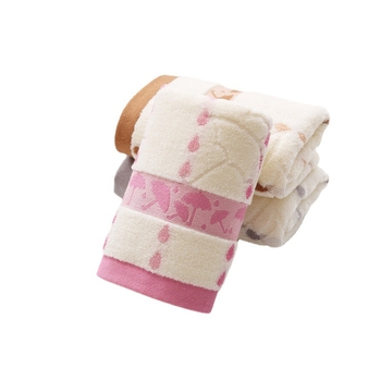 Prosop de față, 100–120 g, 100% bumbac, absorbant, țesătură simplă, Bo yuxuan