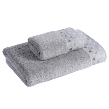 Ručnik za lice od čiste pamuka, 120-140 g, vezeno i obična tkanina, pojedinačno zapakirano