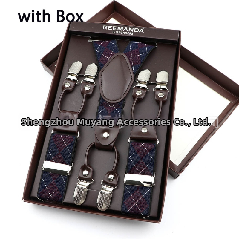 Unisex sešu klipu siksnas, regulējamas, spēcīga elastība, krusts atpakaļ dizains, poliestera diegi ar gumijas lentes