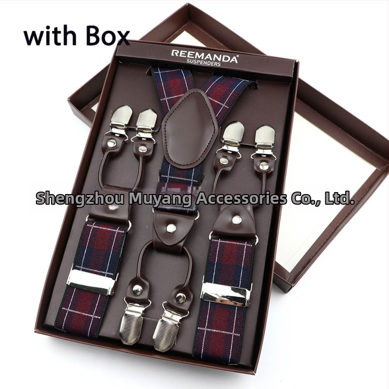 Unisex sešu klipu siksnas, regulējamas, spēcīga elastība, krusts atpakaļ dizains, poliestera diegi ar gumijas lentes