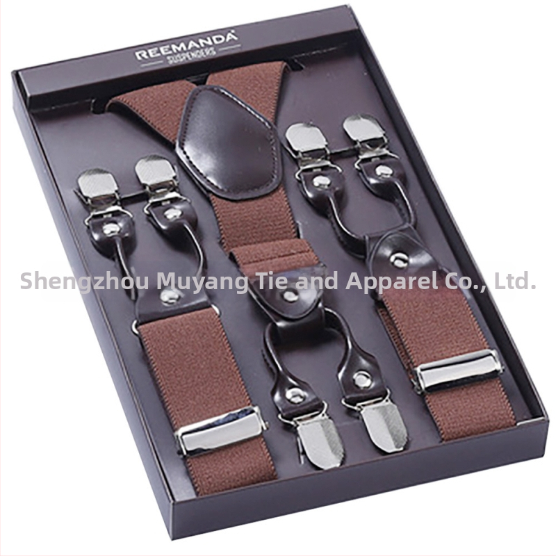 Unisex sešu klipu siksnas, regulējamas, spēcīga elastība, krusts atpakaļ dizains, poliestera diegi ar gumijas lentes