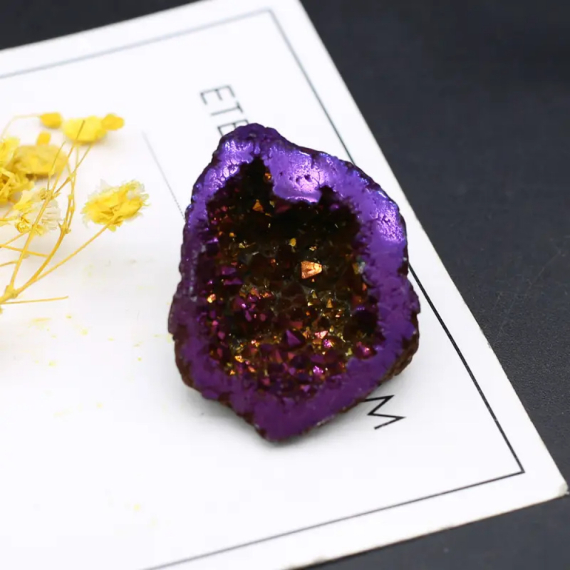 Kristály Kornukópia Kincses Tál, Eredet: Lianyungang Donghai County, Súly: 30 g, Megjelenés: Kornukópia